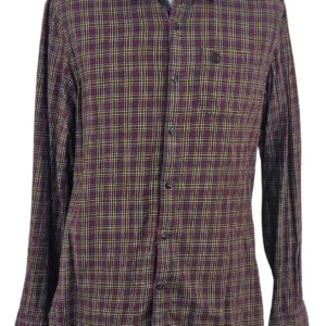 Camisa Timberland Hombre Cuadros Burdeos – Outdoor Talla L/G