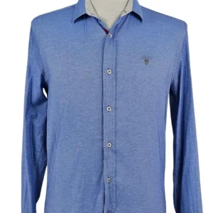 Camisa GANT Hombre Oxford Azul Celeste – Regular Fit Talla M