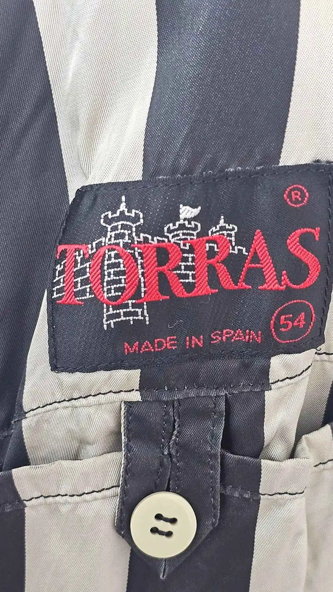 Cazadora Torras Vintage Piel Ante Marrón – Detalles Étnicos Talla 54 (XL) - Imagen 2