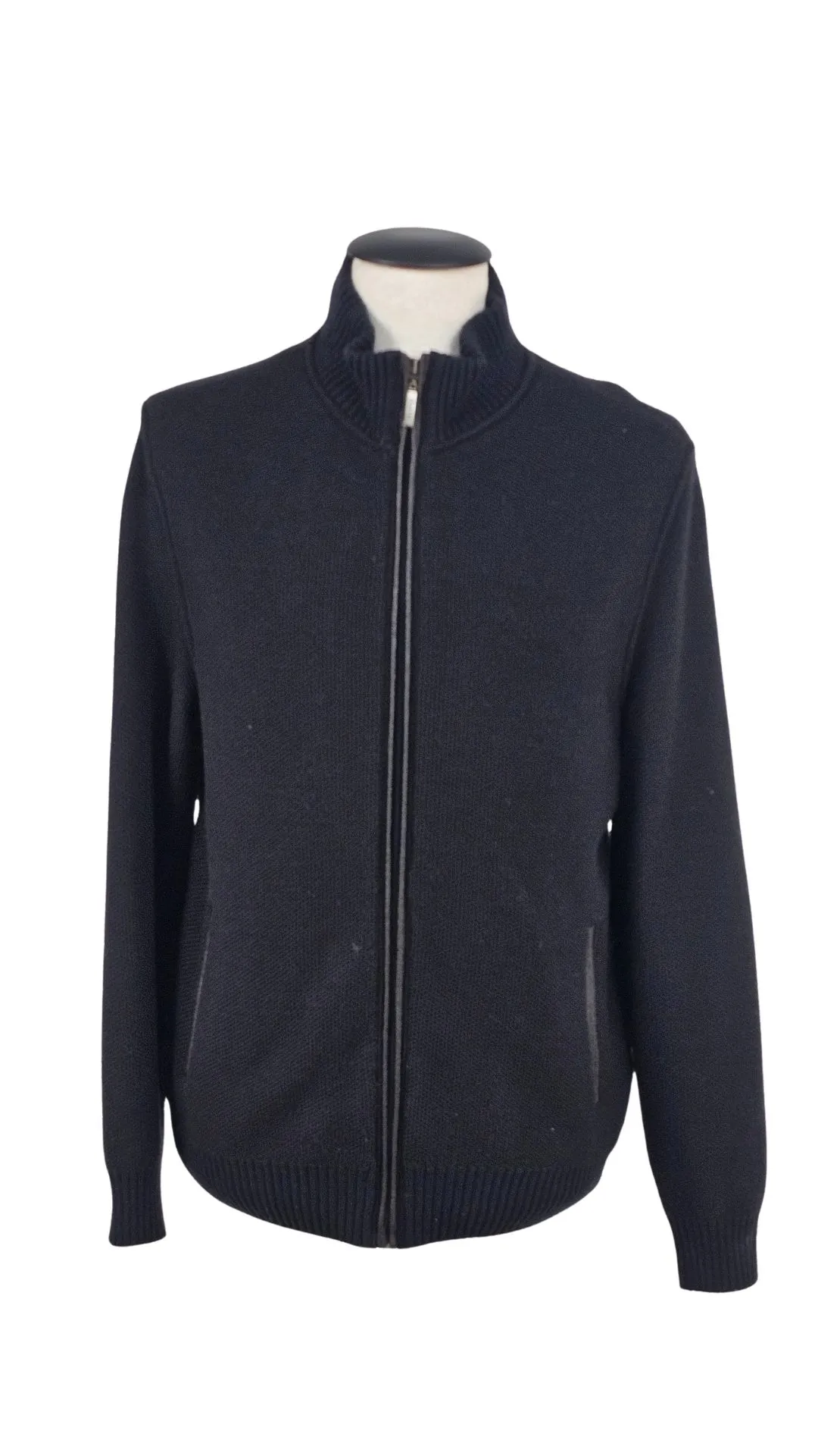 Chaqueta Punto Dustin Hombre Marrón Lana – Forrada Talla 4 (L)