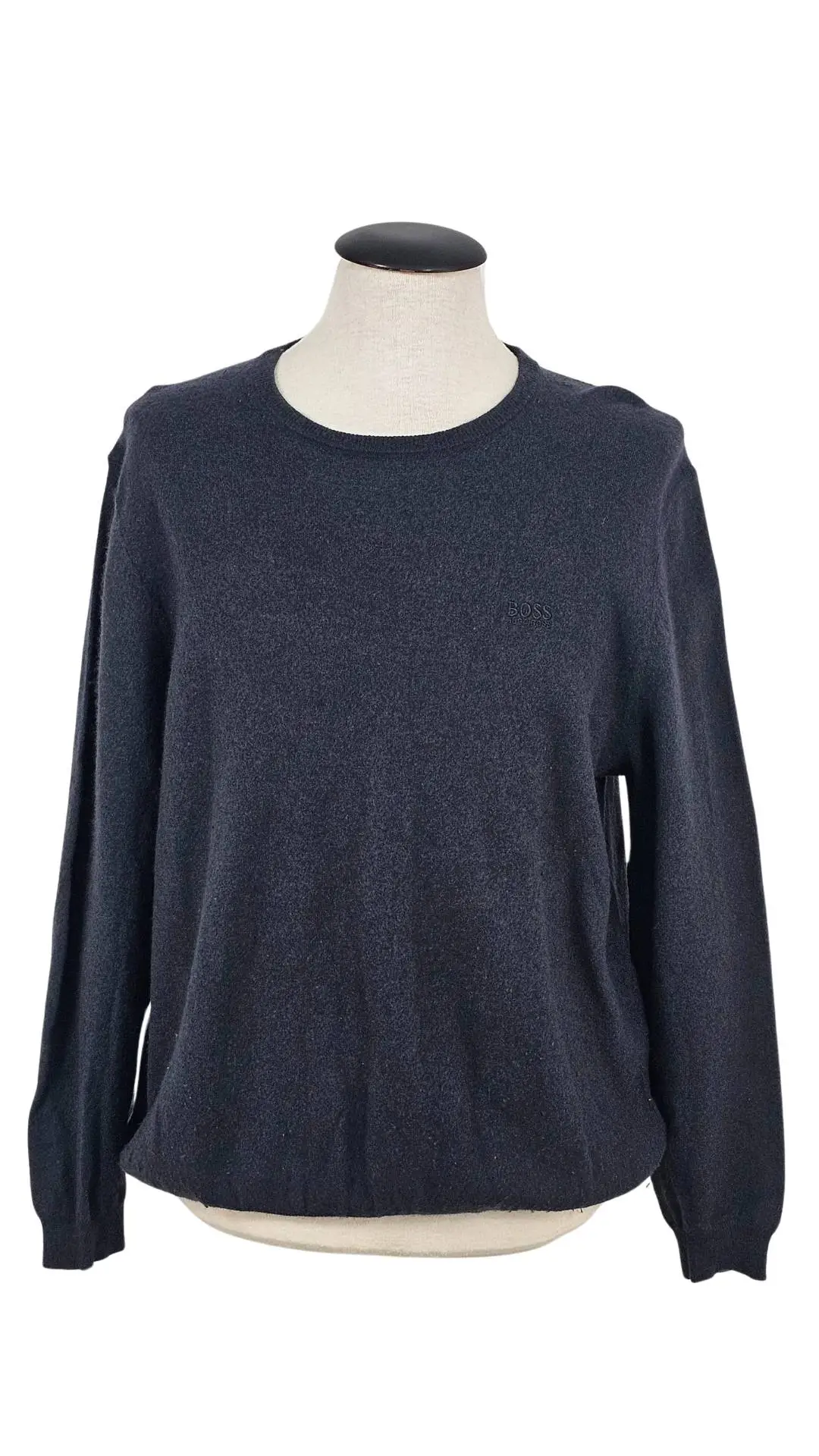 Jersey Hugo Boss Hombre Lana Lambswool Gris – Talla XXL