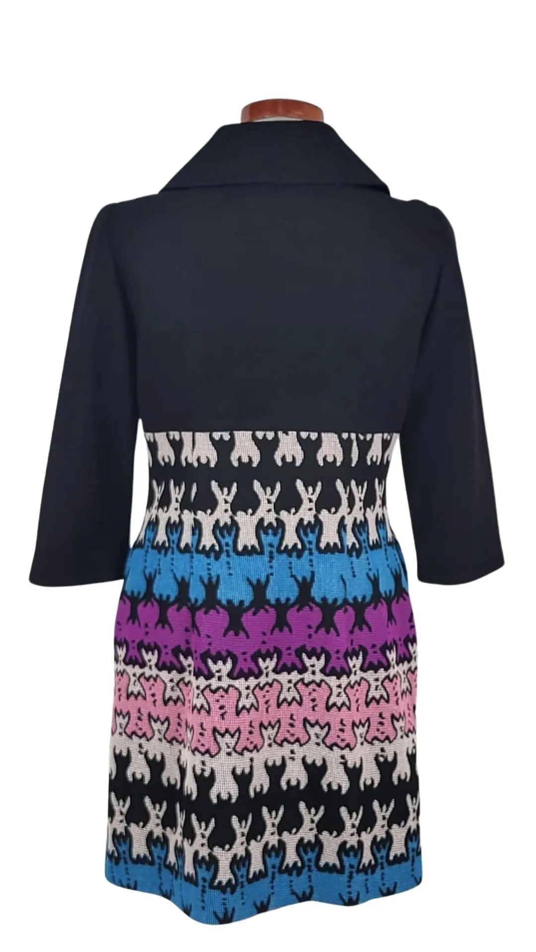 Abrigo D&G Dolce & Gabbana Vintage Tapiz Multicolor – Talla S - Imagen 5