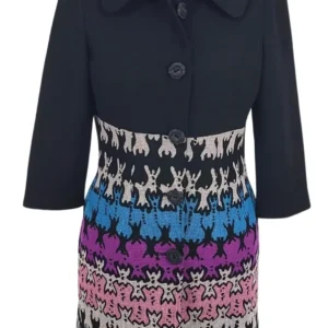 Abrigo D&G Dolce & Gabbana Vintage Tapiz Multicolor – Talla S