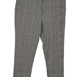 Pantalón Stradivarius Mujer Cuadros Gris – Talla 40 (Ver Medidas)