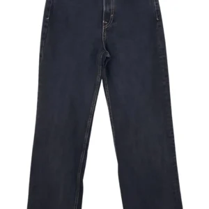 Jeans Pull&Bear Mujer Negro Tiro Alto – Bajo Deshilachado Talla 34 (XS)