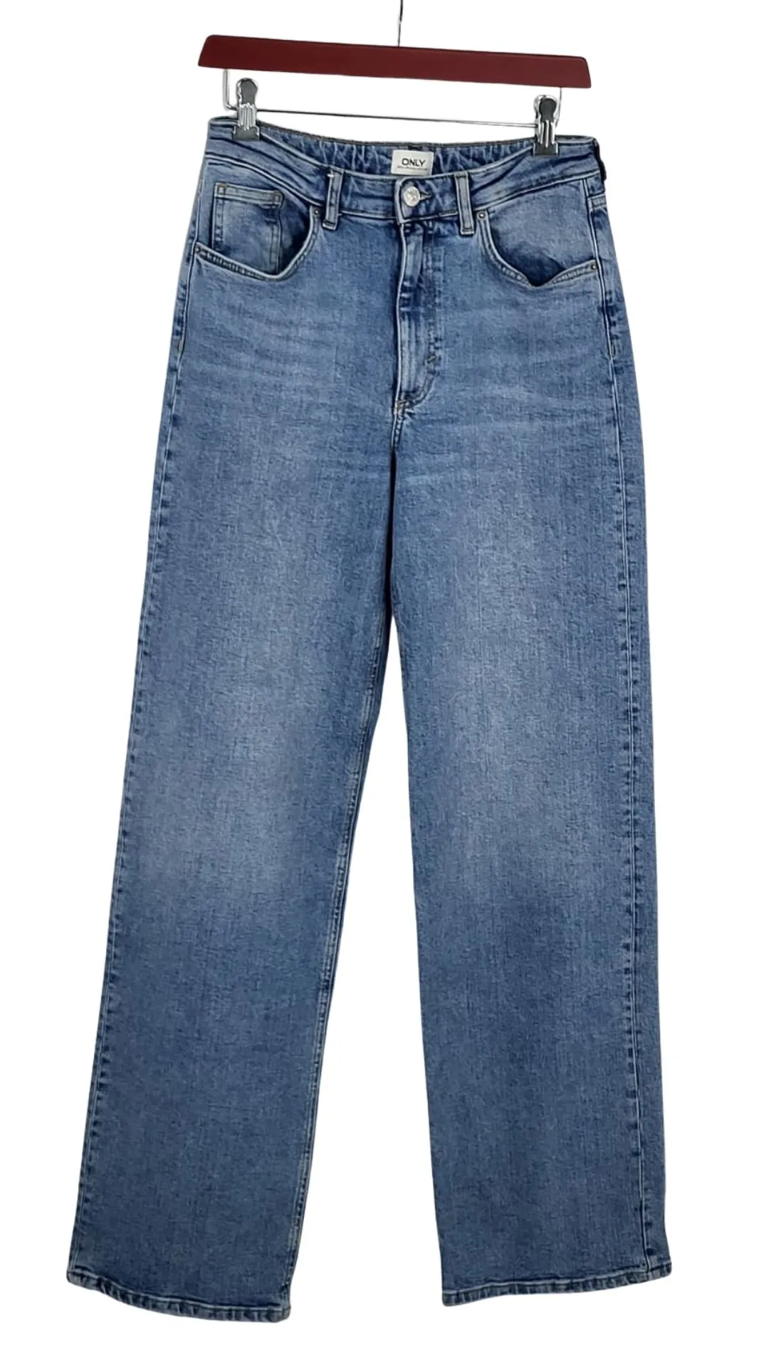 Jeans ONLY Mujer Azul Claro Wide Leg – Talla W29 L34 (Cintura 36 cm)