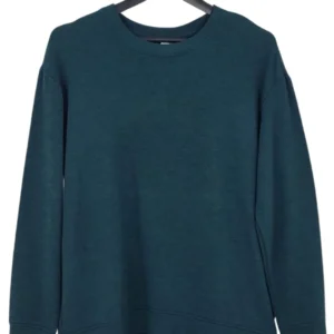 Sudadera Orvis Classic Mujer Verde Petróleo 100% Algodón – Talla S