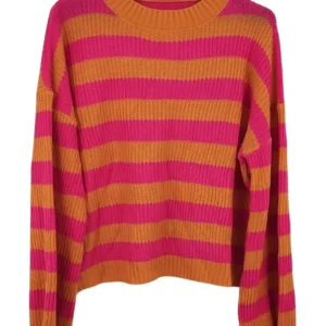 Jersey Selección Reusa Mujer Rayas Color Block Fucsia y Naranja – Talla L