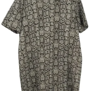 Vestido Zara Woman Mujer Estampado Serpiente Snake Print – Talla XL