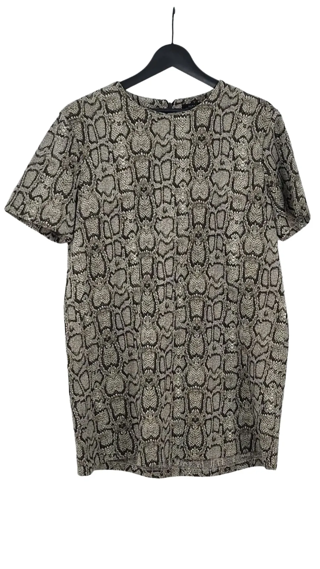 Vestido Zara Woman Mujer Estampado Serpiente Snake Print – Talla XL