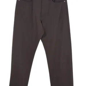 Pantalón Versace Jeans Couture Vintage Mujer Marrón Nylon Medusa – Talla M (38)