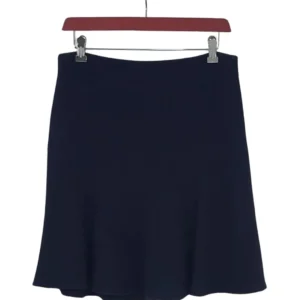 Falda Caroll Paris Mujer Azul Marino Textura Bouclé Corte Trompeta – Talla M (38)