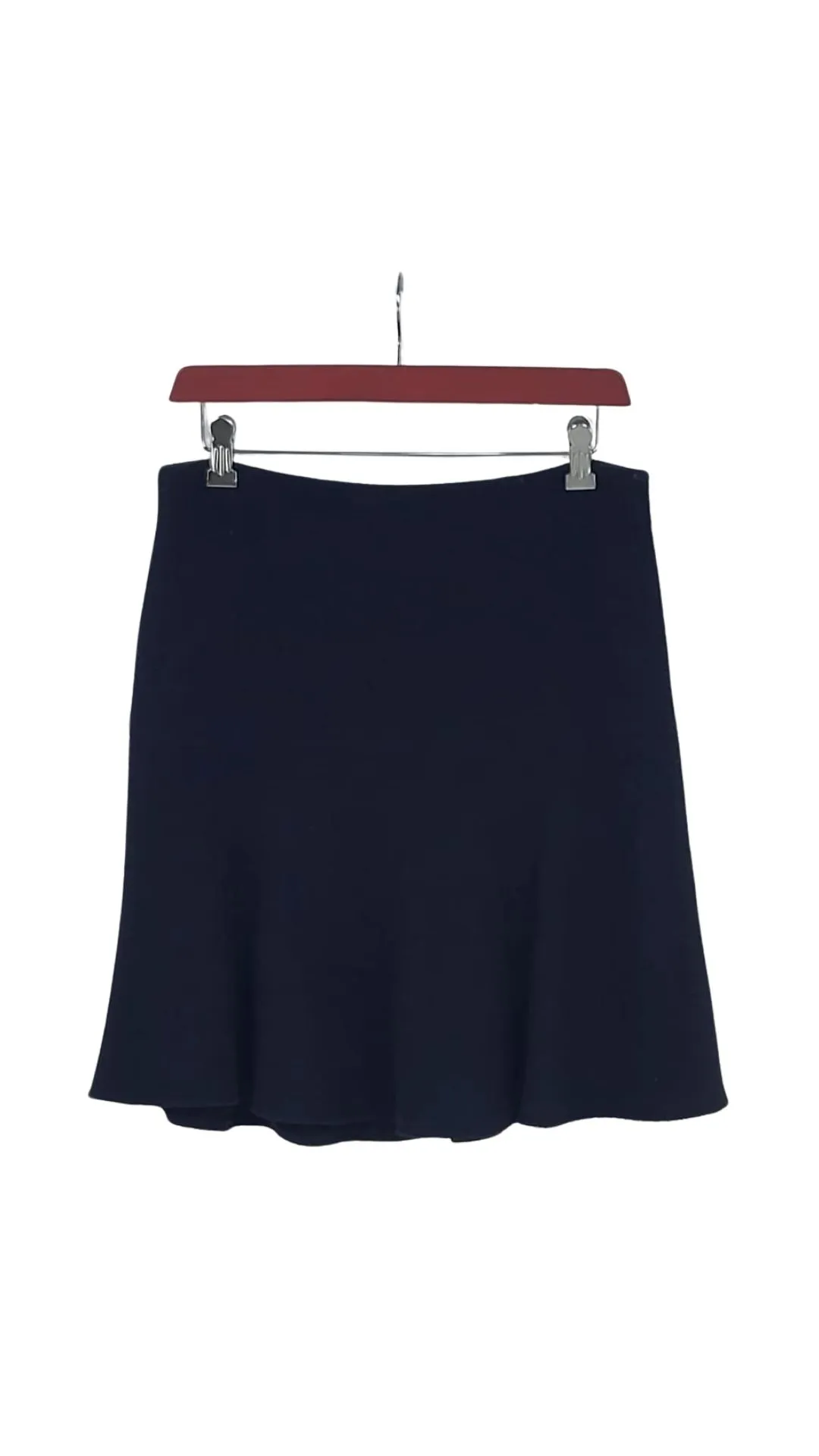 Falda Caroll Paris Mujer Azul Marino Textura Bouclé Corte Trompeta – Talla M (38)