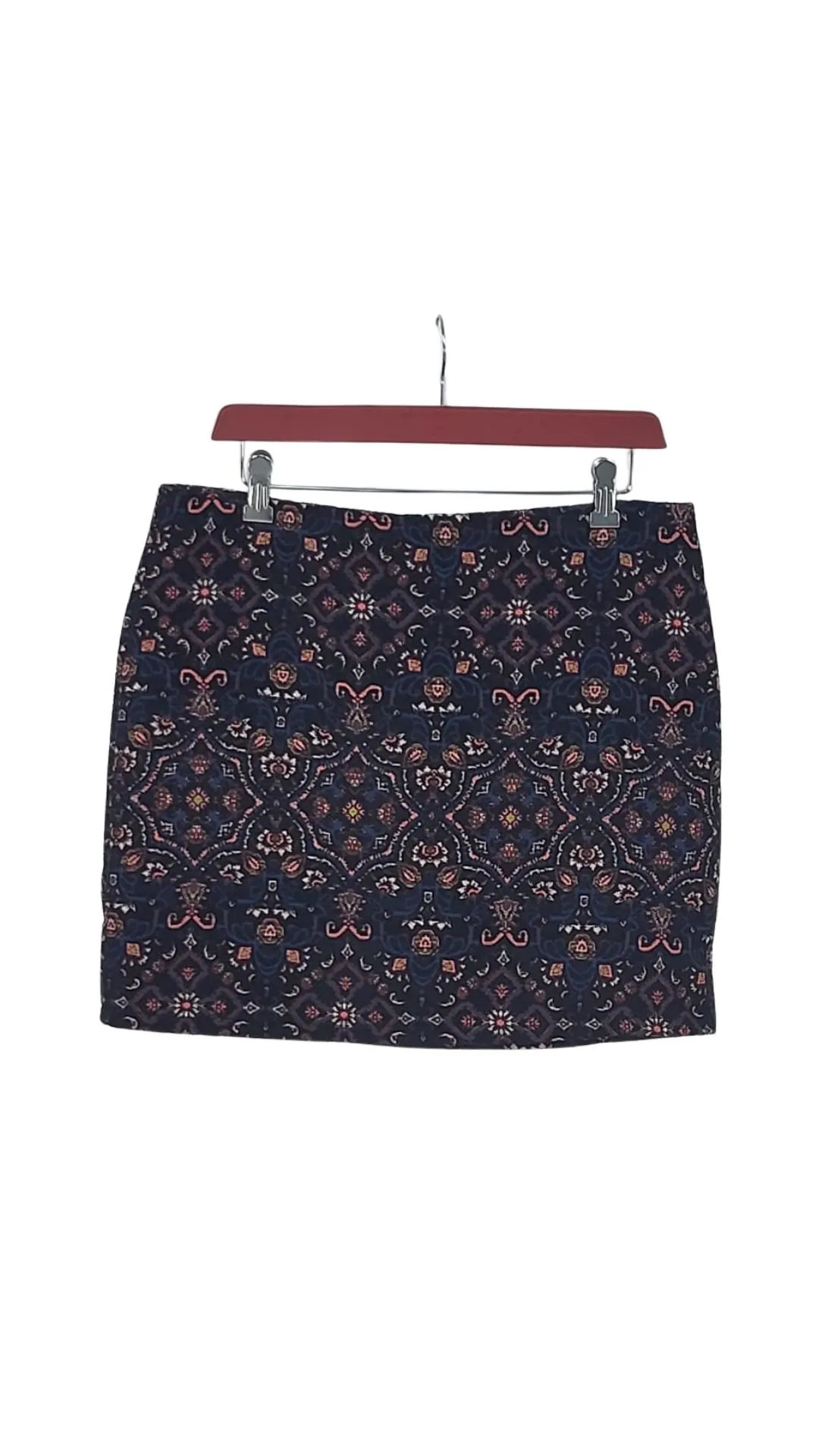 Falda Cache Cache Mujer Estampado Jacquard Tapiz Étnico – Talla XL (42)