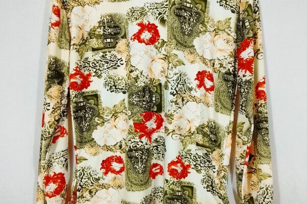 camiseta estampado floral