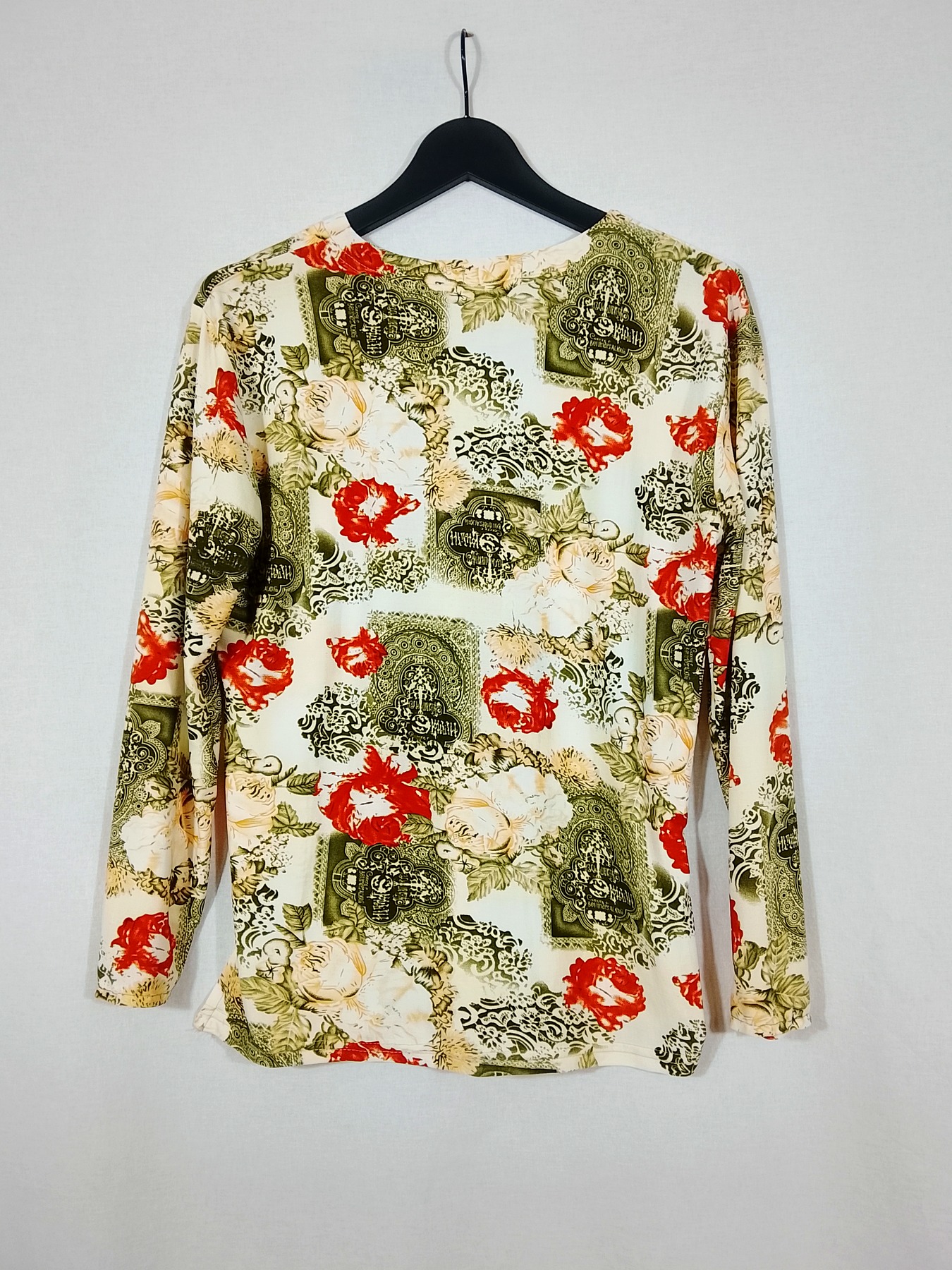 camiseta estampado floral