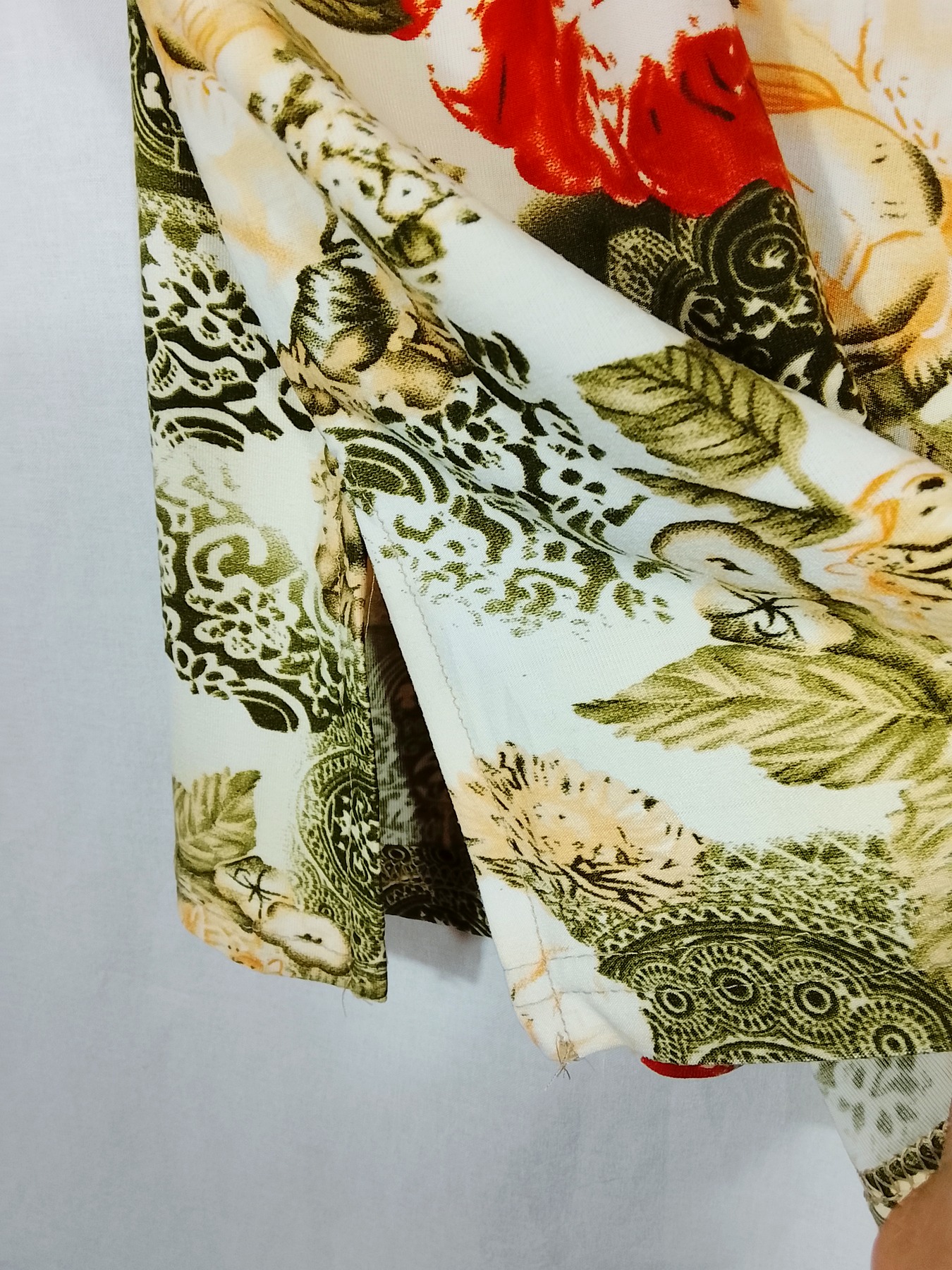 camiseta estampado floral